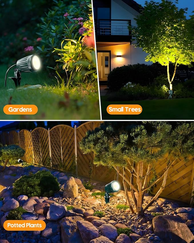 12V24V Low Voltage Landscape Lights Outdoor, 6000K White LED Landscape Lights - Image 6
