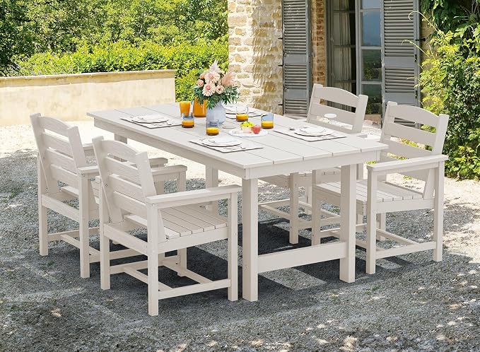 SERWALL Patio Dining Chair Set of 2 - Image 7