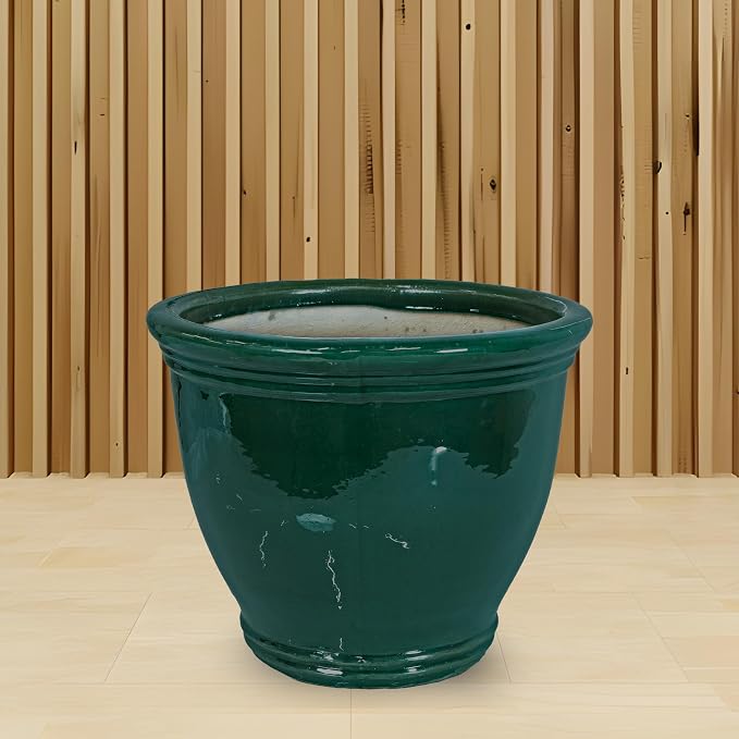 Sunnydaze Large Ceramic Plant Pot - Image 9