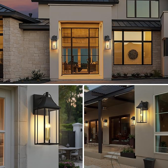- Outdoor Wall Lights Fixtures, Large Size Dusk to Dawn Waterproof - Image 5
