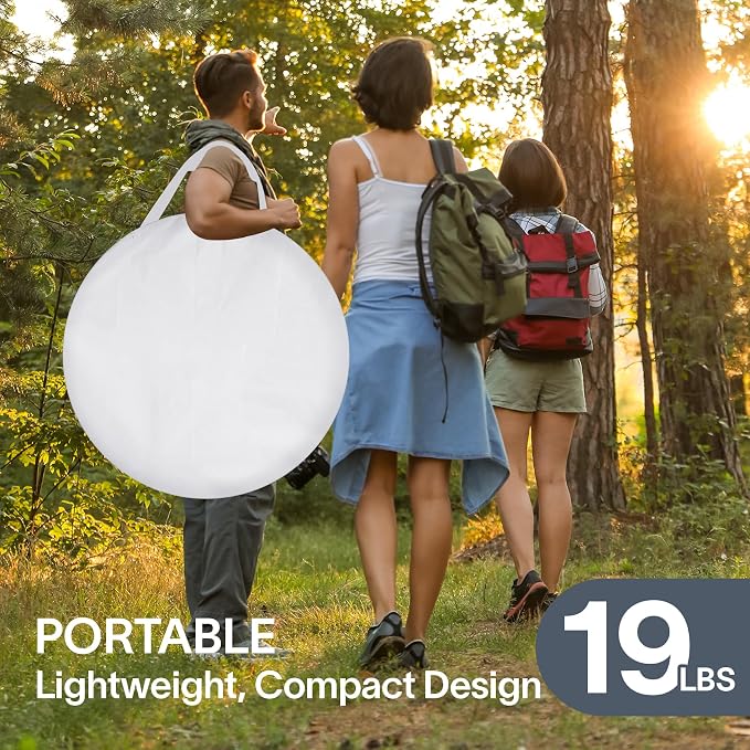 Alvantor® Screen House Gazebo, Pop Up Igloo Screened Canopy Tent - Image 9