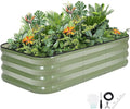 G GOOD GAIN 3-in-1 Adjustable Raised Garden Bed Kit | Galvanized Planter Boxes by GGOODGAIN