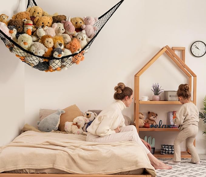 Stuffed Animal Storage Hammock Net Corner - Image 3