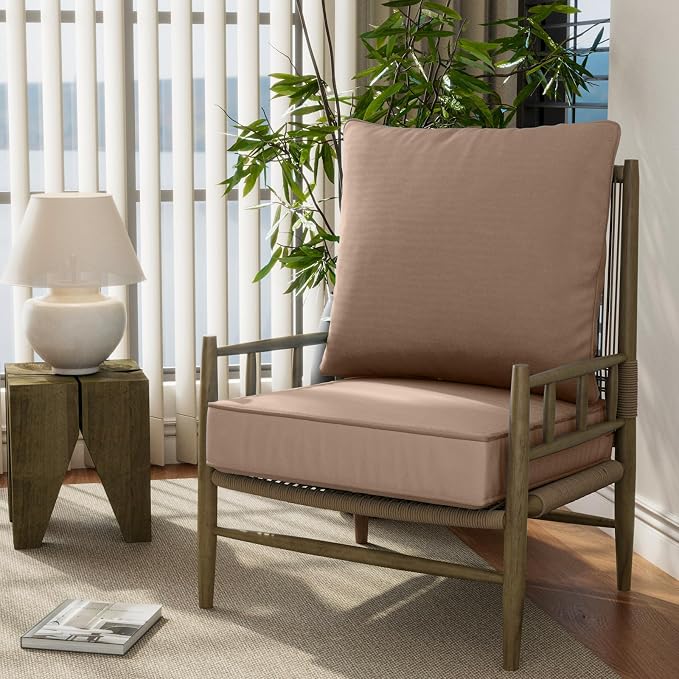 22" x 22" x 6" Outdoor Deep Seat Cushions Set - Image 7