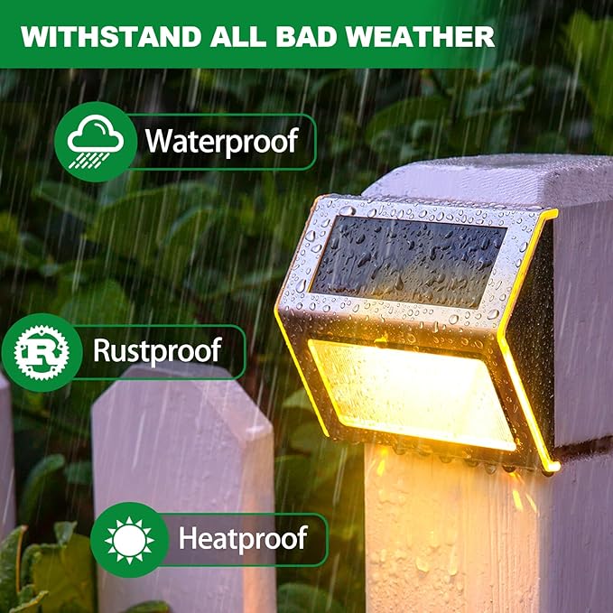 JSOT 12 Pack Solar Lights Outdoor Waterproof - Image 5