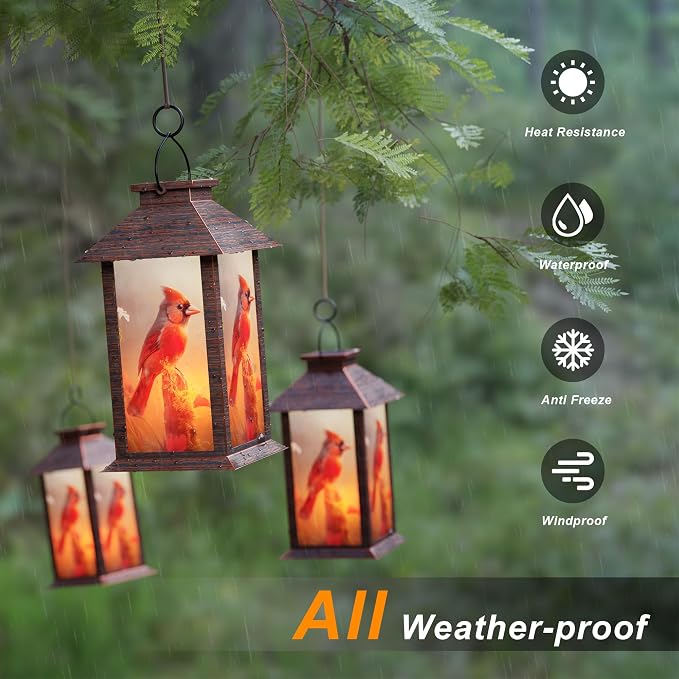Solar Lanterns Outdoor Waterproof, Cardinal Solar Lights - Image 5