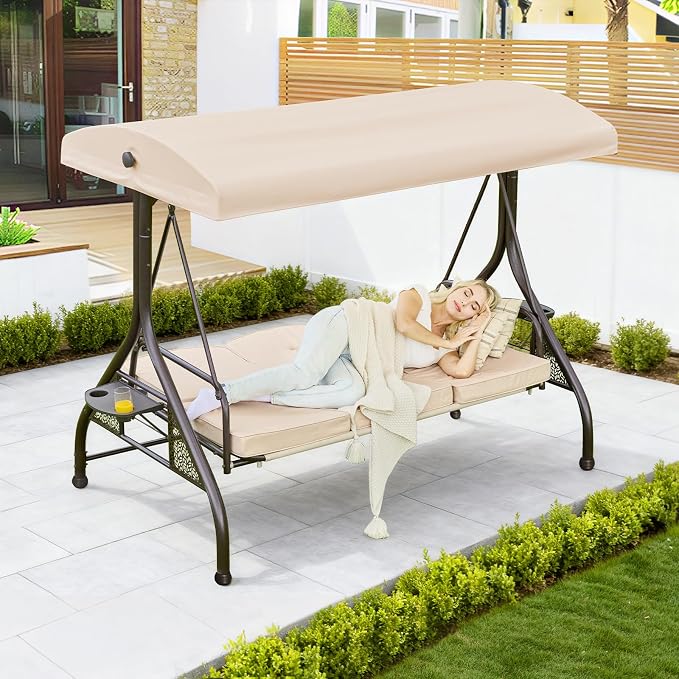 Upgrade 180° Convertible Outdoor Swing - Image 6