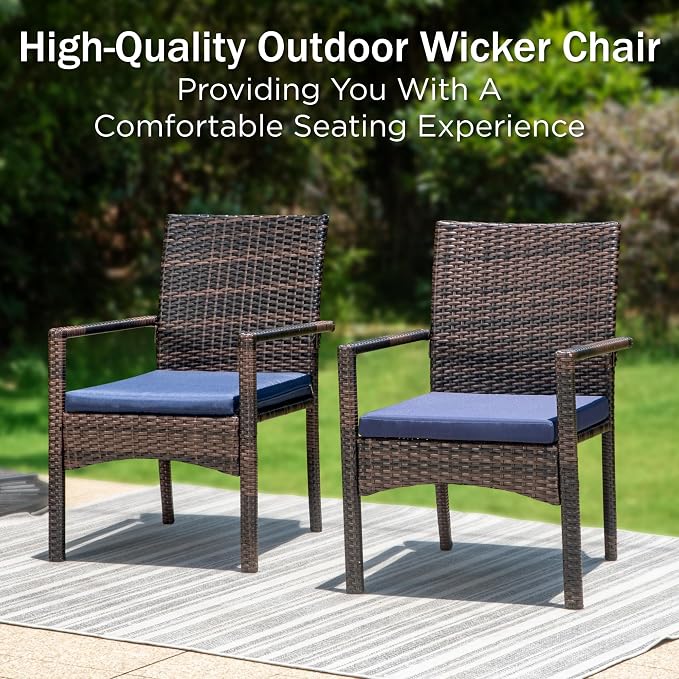 PHI VILLA 7 Piece Patio Dining Set - Image 4