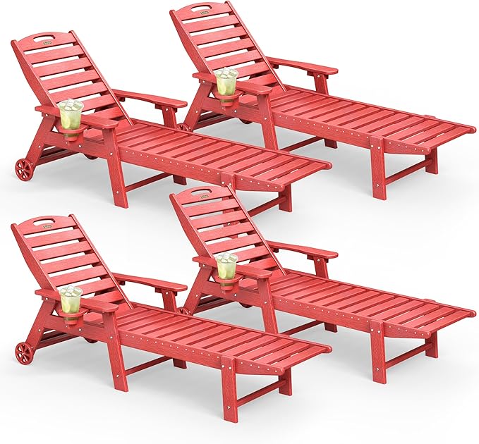 Lounge Chair Outdoor Set of 4 by Suunyn