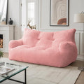 Pamapic 59" Bean Bag Chair, 2 Seat Loveseat Sofa, Ultra Soft Dutch Velvet by Pamapic