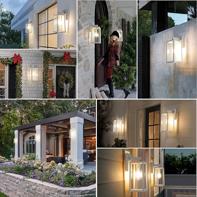 MAXvolador Outdoor Wall Sconce, Large Exterior Waterproof Wall Lantern Light - Image 6