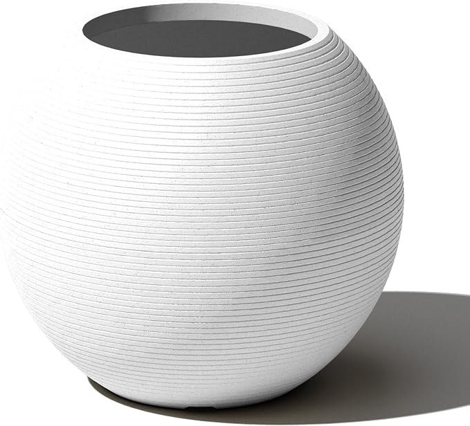 Veradek Strata Series Sphere Round Planter by VeradekOutdoor
