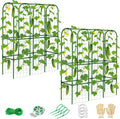 2 Pack 65in Tall Cucumber Trellis by ZPMOCKAQ