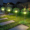 YOTOZU 4 PCS Solar Firework Light, Outdoor Solar Garden Decorative Lights 120 by YOTOZU
