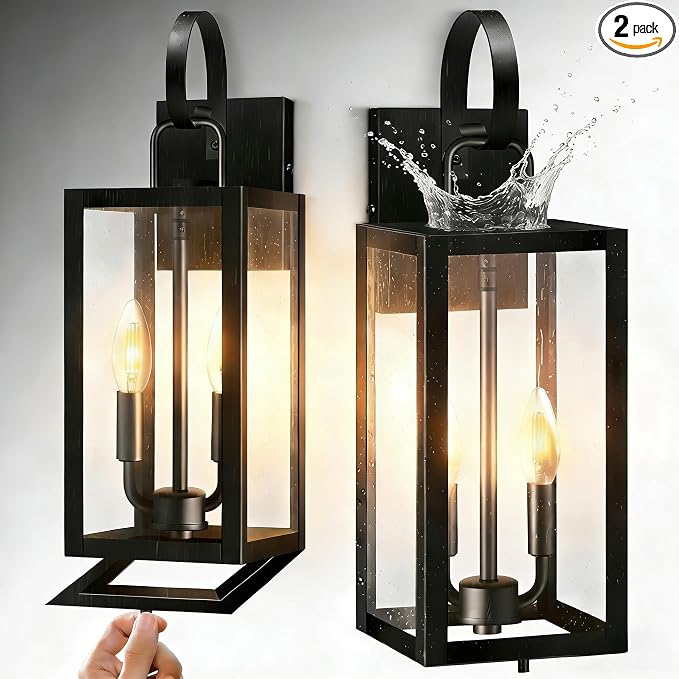 20'' Large Outdoor Wall Light Fixtures by Unknown