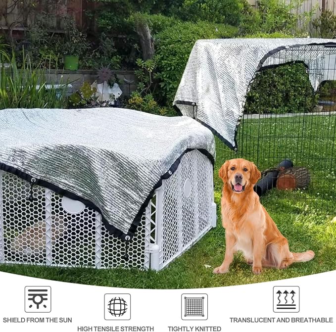 Shade Cloth-Thickened and Encrypted 80% Aluminum Shade Cloth - Image 4