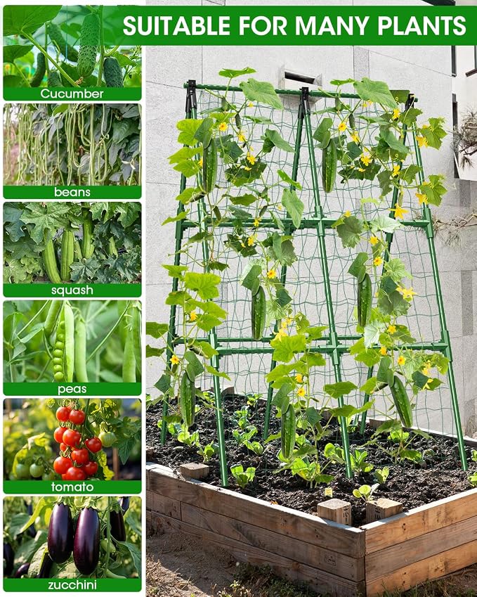 2 Pack Cucumber Trellis, Garden Trellis - Image 3