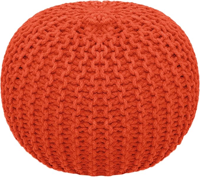 COTTON CRAFT Round Pouf by COTTONCRAFT