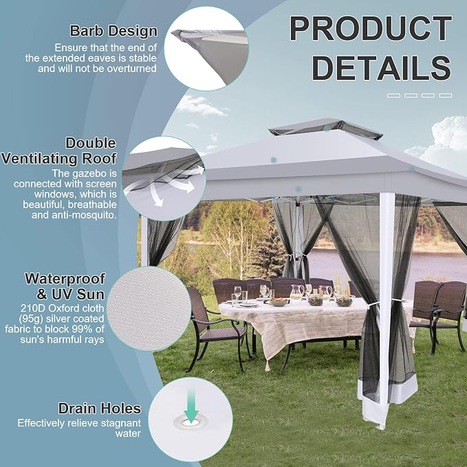 COBIZI 12x12 Pop up Gazebo on Clearance - Image 4