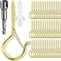 96 PCS Q-Hanger Hooks, Screw Hooks by FSAH