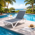 Kozyard Outdoor Chaise Lounge Chair, Full Flat Adjustable Patio Lounger by Kozyard