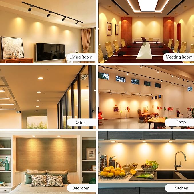 Mlambert 4 Pack MR16 LED Bulbs 50W Halogen Equivalent 2700K, 5W GU5.3 MR16 12V - Image 6
