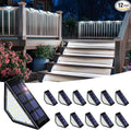 SOLPEX Solar Step Lights for Outside, 24 LEDs Solar Stair Lights Outdoor by Solpex