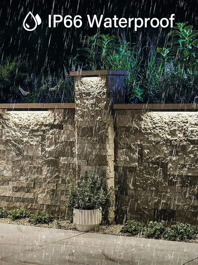 5W Retaining Wall Lights, 7 inch LED Hardscape Lighting Low Voltage Landscape - Image 3