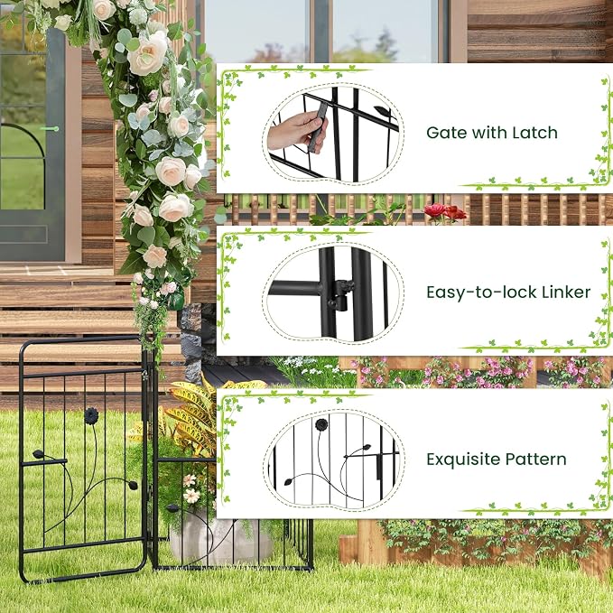 COSTWAY 3-in-1 Garden Arbor - Image 7