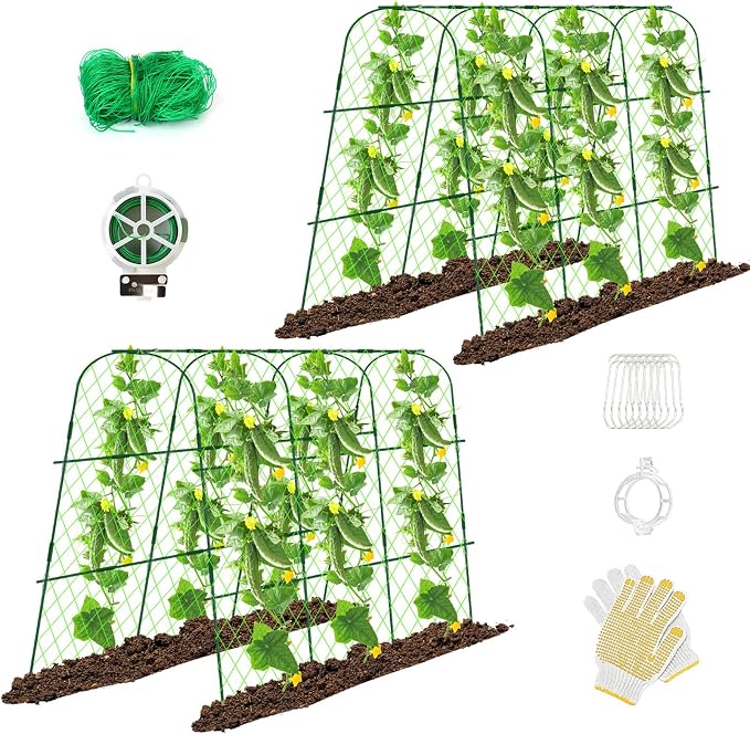 2 Pack 65"×48" Cucumber Trellis by HOYEJYOU