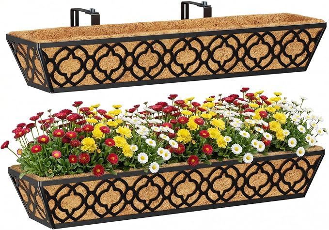 Y&M 2pcs 30" Window Boxes Horse Trough by YM