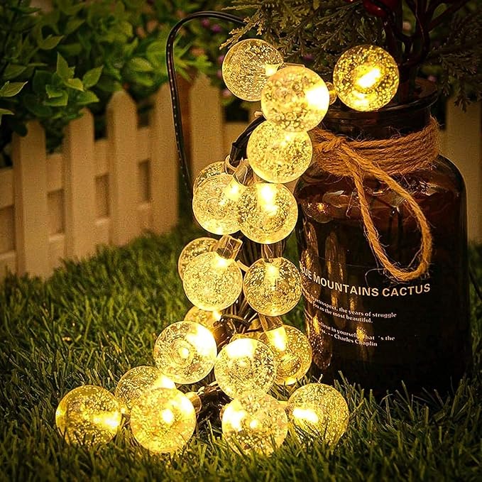 Solatec Solar String Lights, 2 Pack Outdoor String Light 60 LED 40ft 8 Lighting - Image 2
