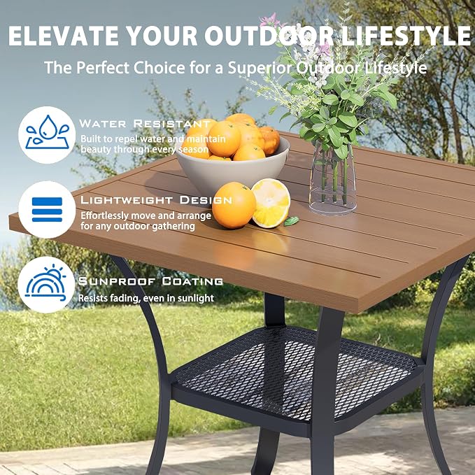 27.5'' Outdoor Patio Table - Image 4