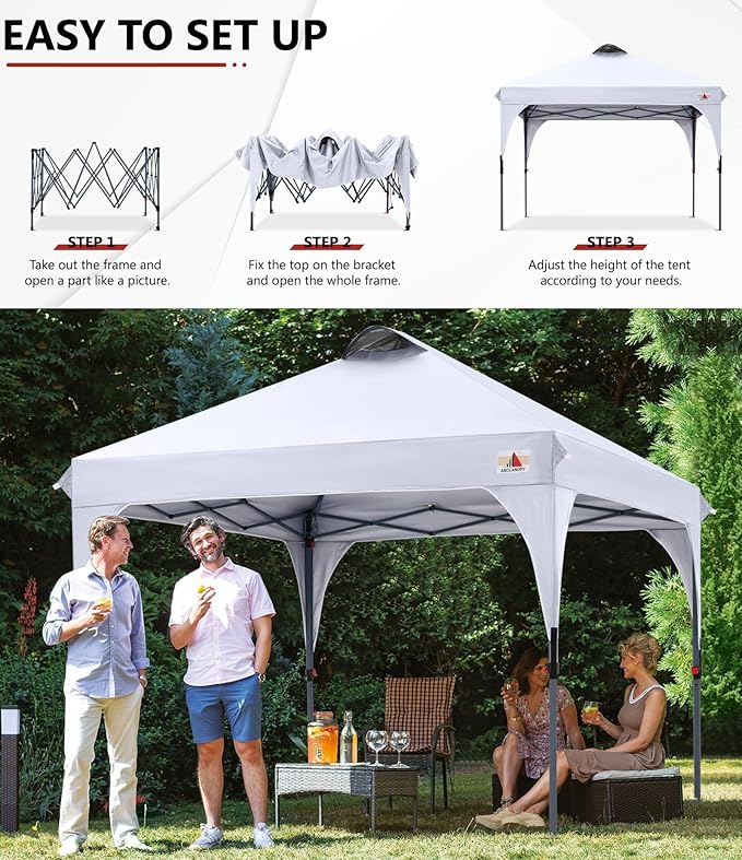 ABCCANOPY Outdoor Pop up Canopy Tent, 8x8 Instant Portable Canopy - Image 6