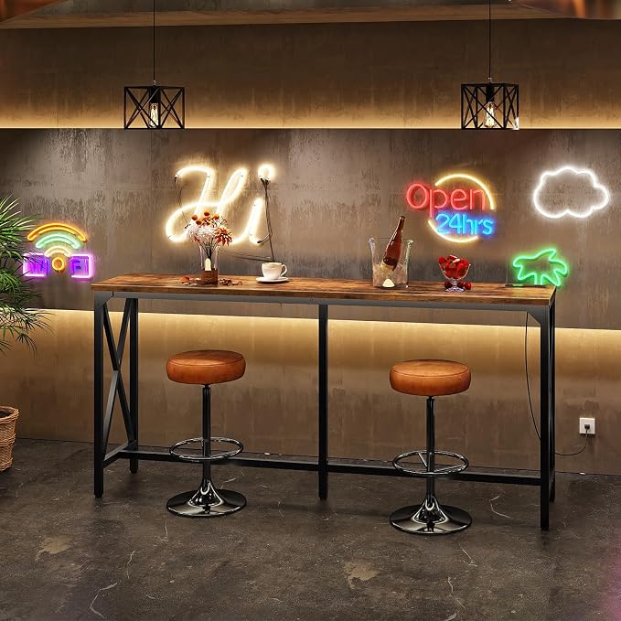 63'' Bar Table, Kitchen Dining Table - Image 3