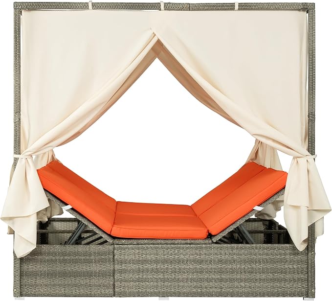 Harper & Bright Designs Adjustable Outdoor Sun Lounger - Image 8