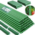 Garden Stakes 16 Inch 70 Pack, Diy 4ft 5ft 6ft 7ft 8ft Tomato Stakes Plastic by Fabulas
