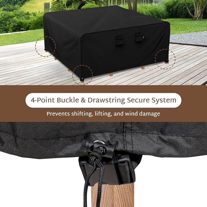 iBirdie Outdoor Patio Furniture Set Covers 144 x 144 inch Waterproof - Image 5
