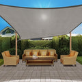 HappyTrends Sun Shade Sail, Heavy Duty UV Protection Beach Shade Canopy Wind by HappyTrends