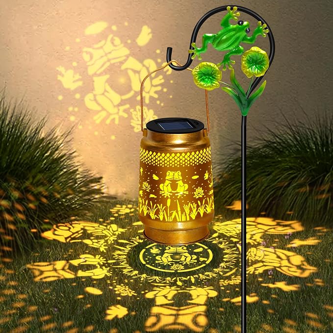 Frog Solar Lanterns Outdoor Waterproof by EDOF