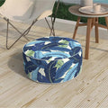 Patio Inflatable Ottoman, 21x9 Inch Portable Stool Ottoman by MelodyElephant