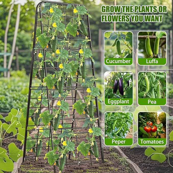 Heavy Duty 50"x17" Adjustable A-Frame Trellis - Image 6