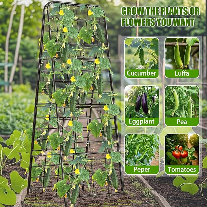 Heavy Duty 50"x17" Adjustable A-Frame Trellis - Image 7