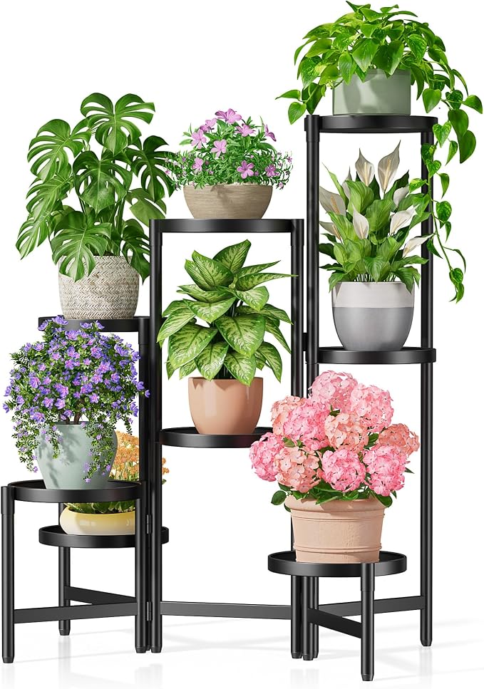 8 Tiered Plant Stand Indoor for Multiple Large Planter, Tall Heavy Duty by Unknown