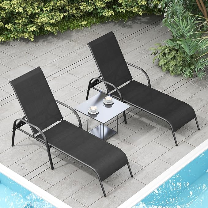 Giantex Patio Lounge Chair, Outdoor Chaise Lounge - Image 6