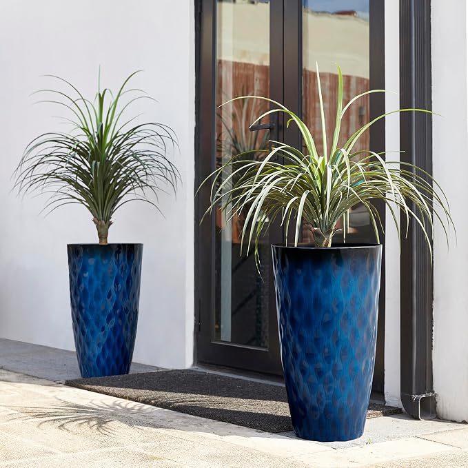 Glitzhome 23.75" H Tall Outdoor Planter, - Image 6