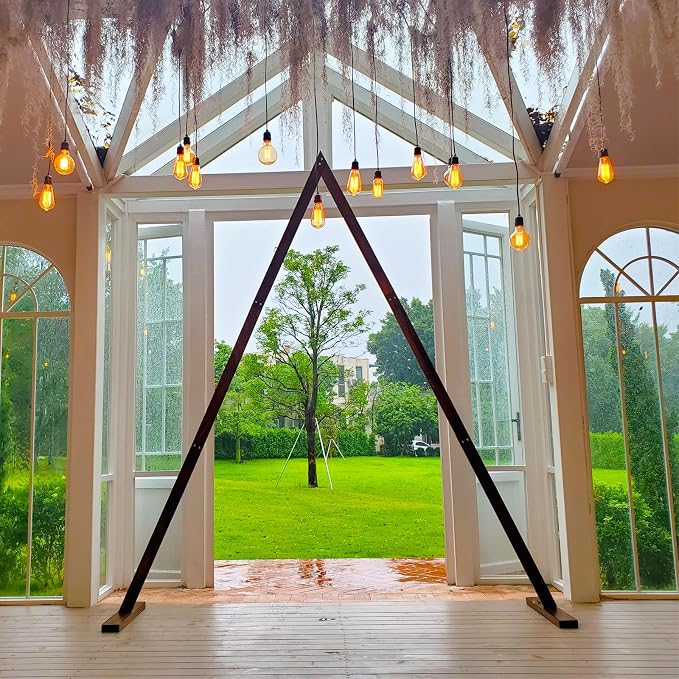 7.87FT Wooden Wedding Arch, Wood Arch by THORISE