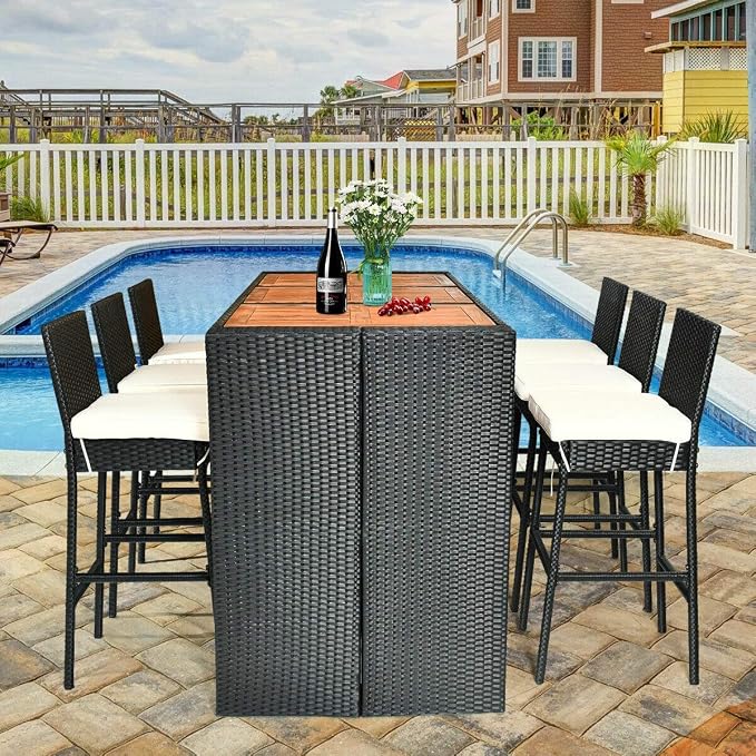 Tangkula 7 PCS Outdoor Wicker Furniture - Image 3