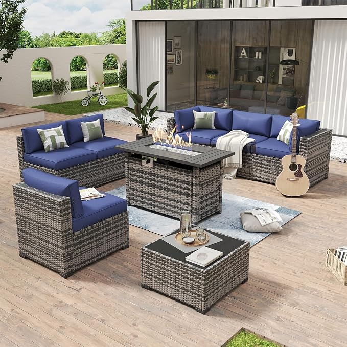 Aoxun 8 Piece Patio Furniture Set by Aoxun