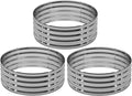 3PCS 3x3x1FT Galvanized Raised Garden Bed Kit, Vegetable Boxes-Round Metal by DIIYIV